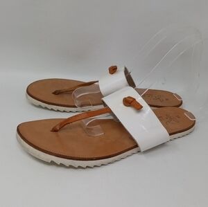 Joie A La Plage Leather Sandal Size US 6.5/EU 38 Made In Italy.